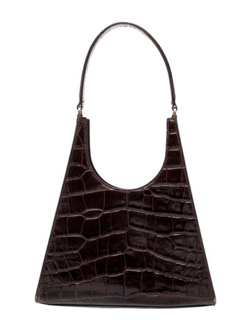 Embossed Leather Shoulder Bag