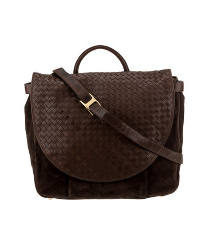 Bottega Veneta Veneta Intrecciato Shoulder Bag Vintage