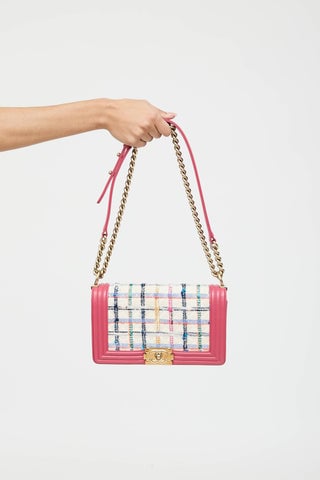 2019 Medium Tweed Boy Bag