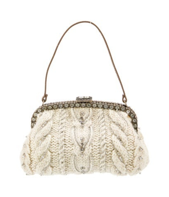Valentino Faux Pearl Top Handle Bag