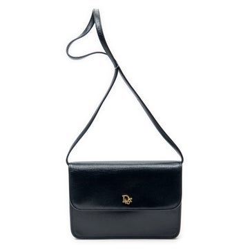 Leather Vintage Pushlock Flap Crossbody