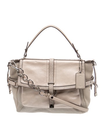 Leather Top Handle Bag