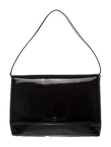 Patent Leather Top Handle Bag
