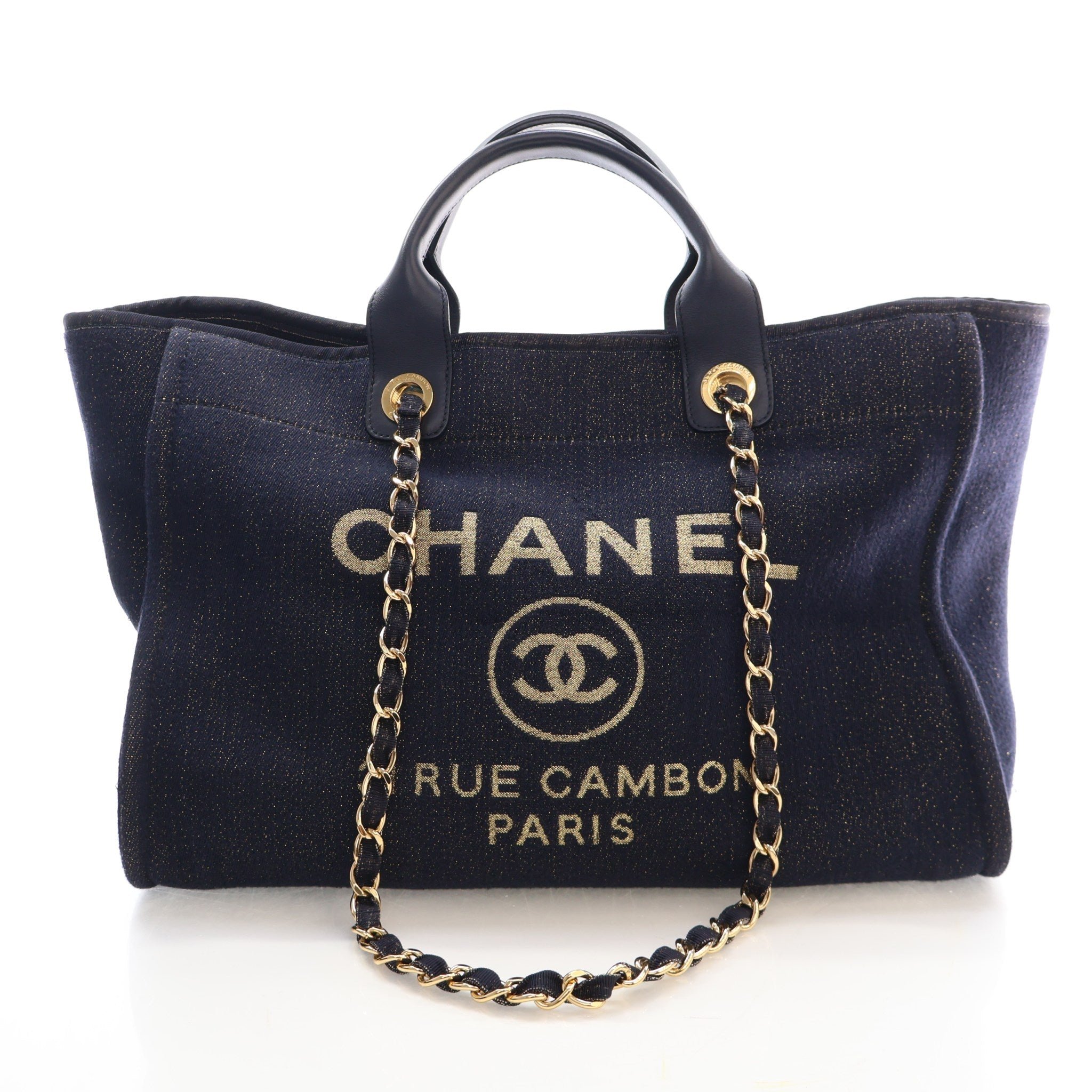 Chanel Medium Canvas Deauville Tote