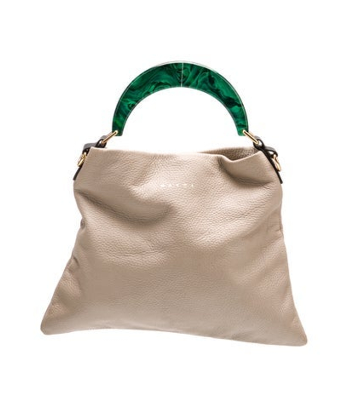 Marni Leather Top Handle Bag