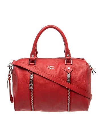 Leather Top Handle Bag
