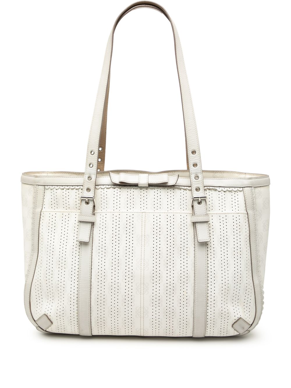 2007 Anagram Perforated Coated Canvas tote bag