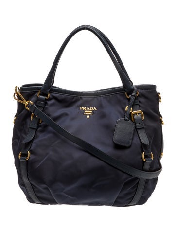 Tessuto Nylon Top Handle Bag