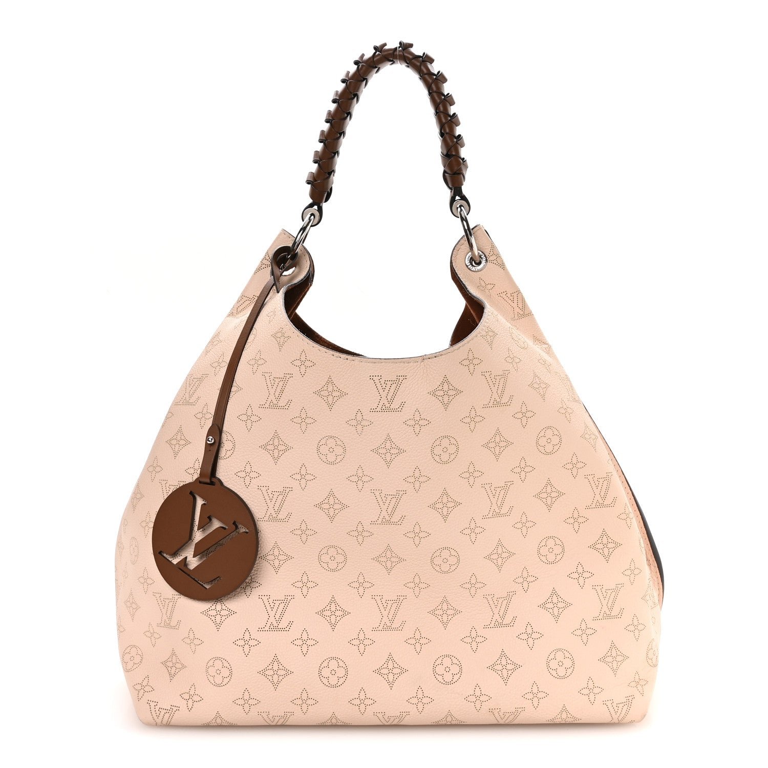 Louis Vuitton Mahina Carmel Hobo Creme