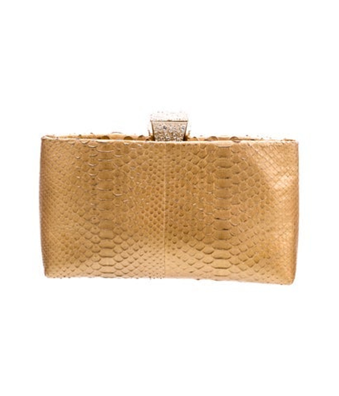 Chanel Paris Bombay Python Clutch