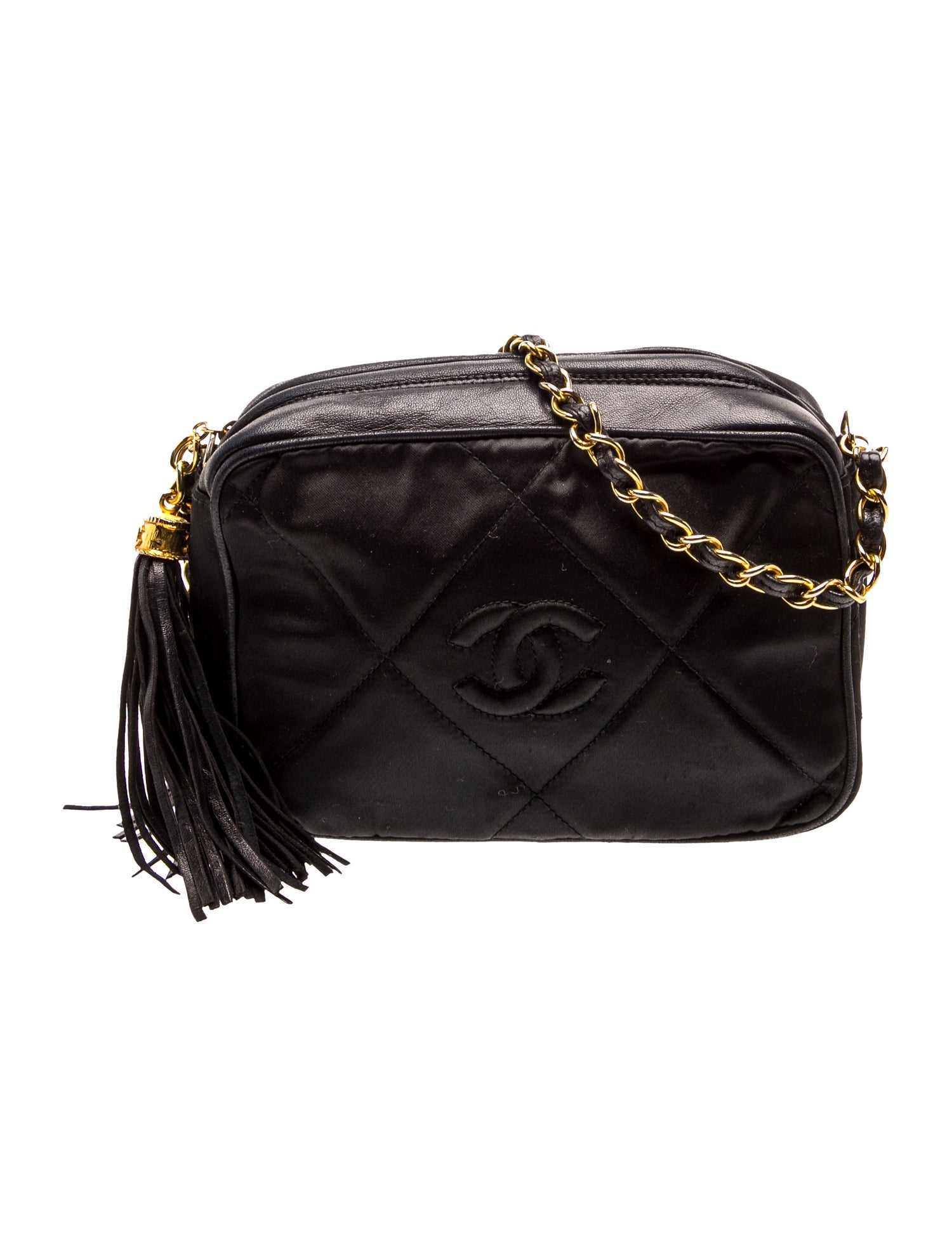 Satin Tassel Camera Bag