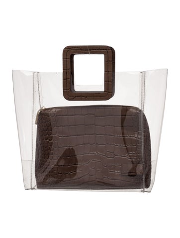 Staud Leather Top Handle Bag