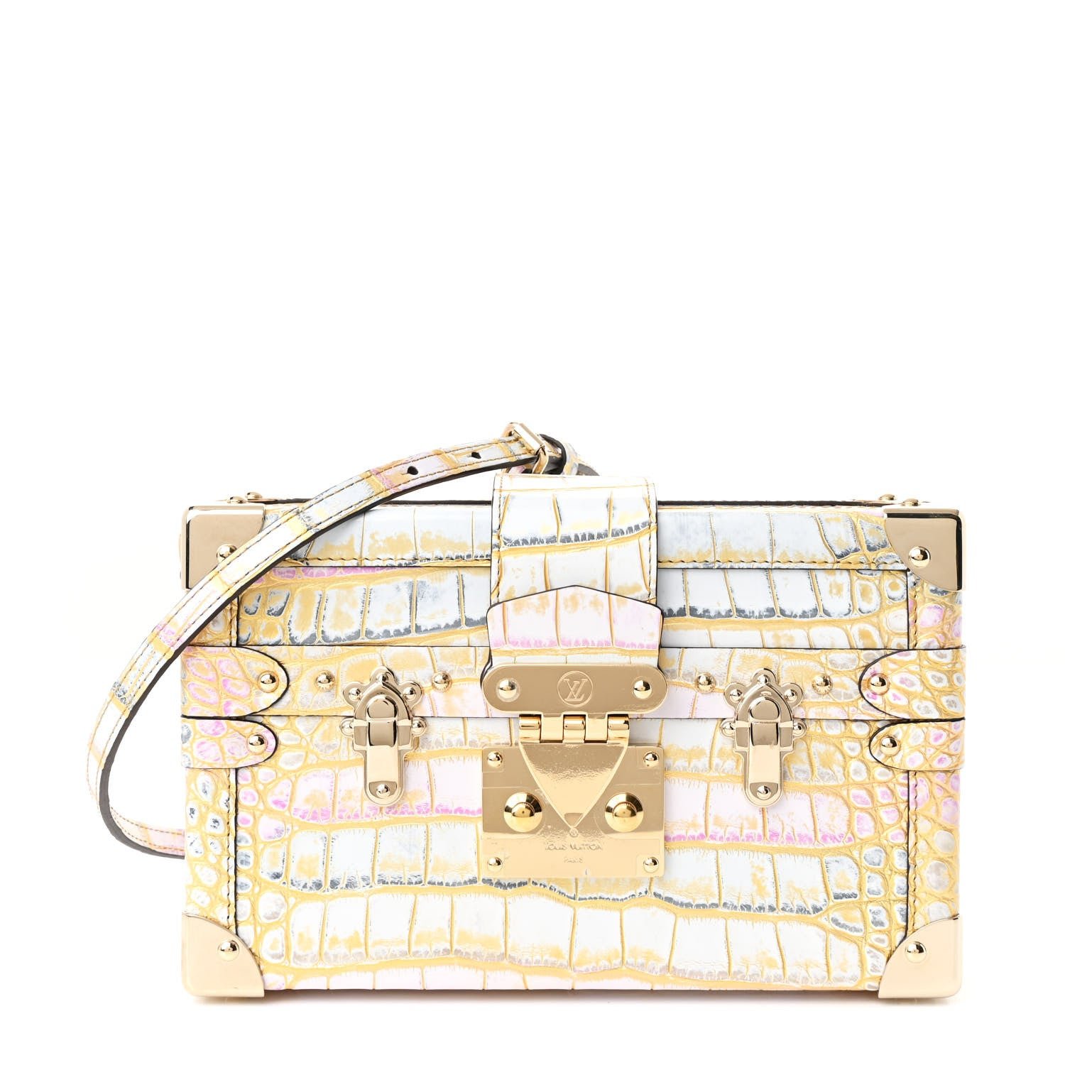 Louis Vuitton Alligator Royal Garden Petite Malle