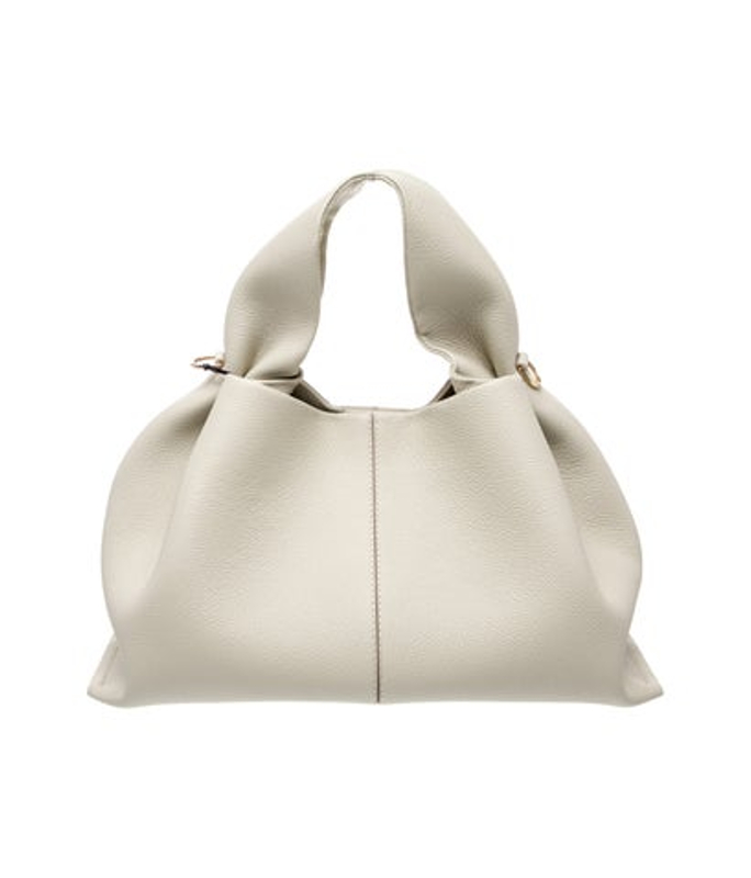Polene Leather Top Handle Bag