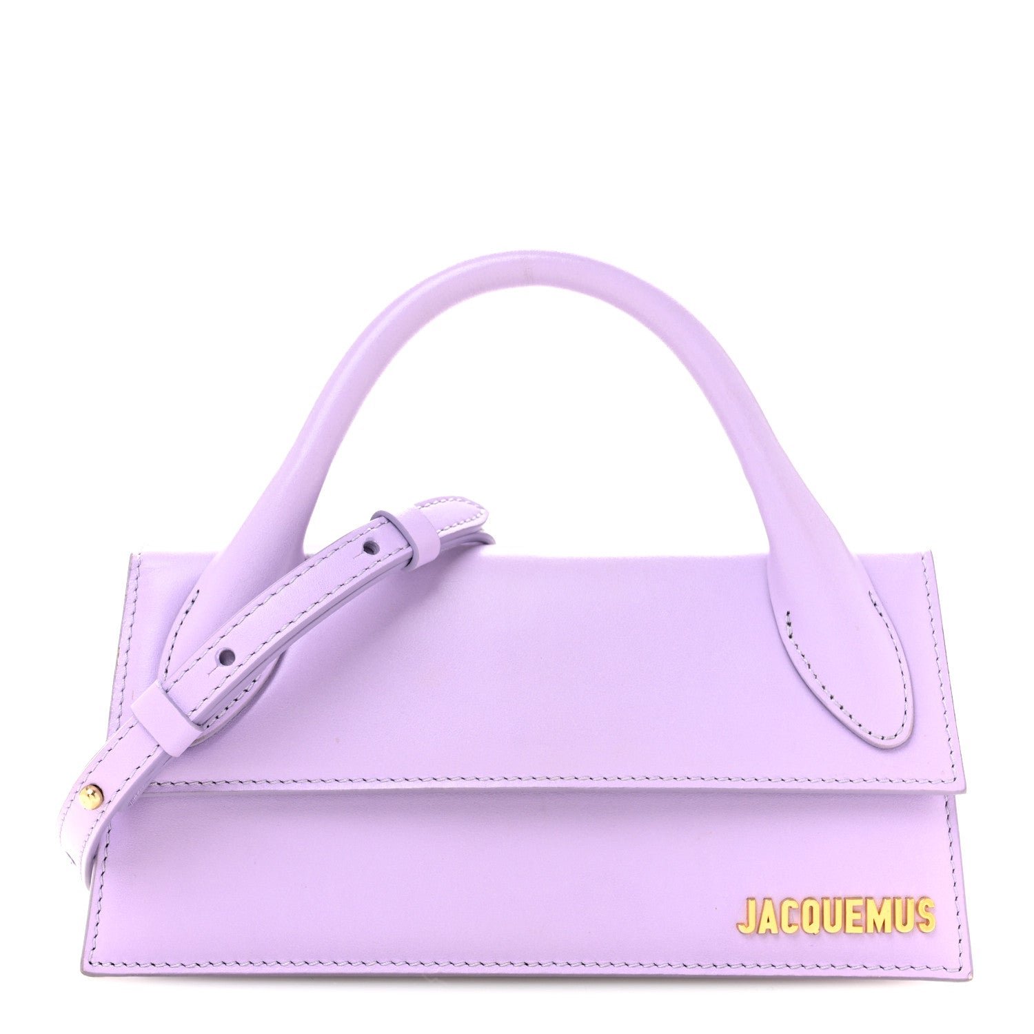 Jacquemus Smooth Calfskin Le Chiquito Long Lilac