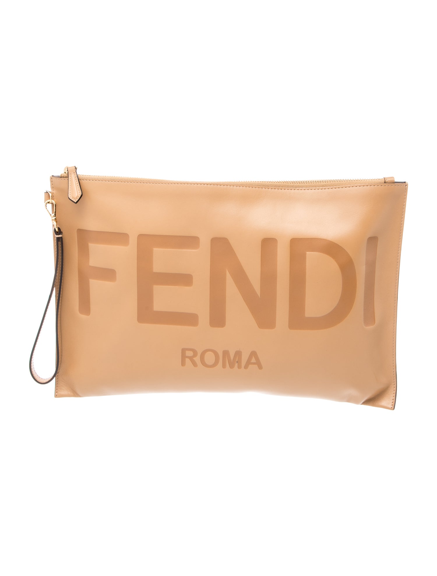 Fendi Leather Clutch