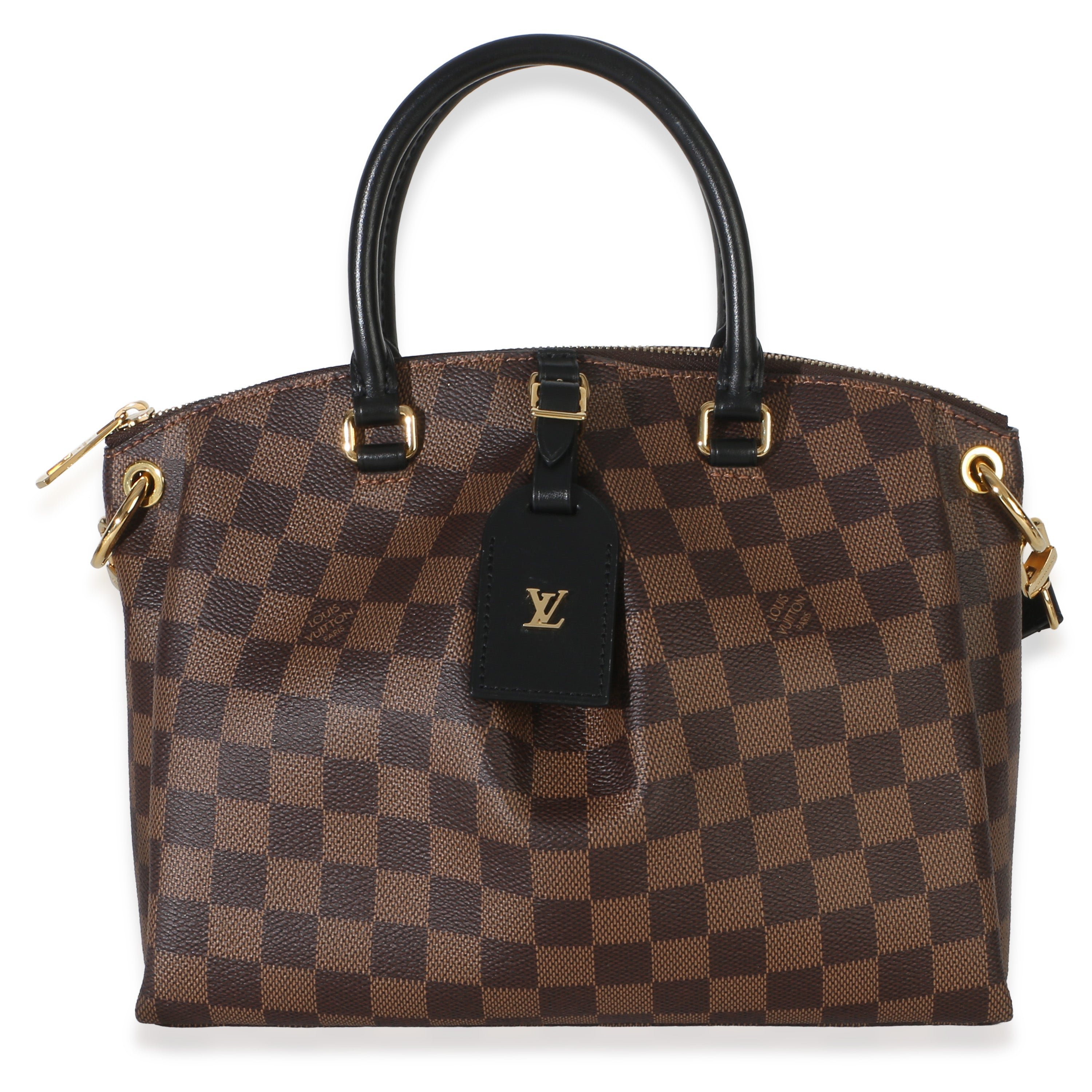 Black Damier Ebene Canvas Odeon Tote PM