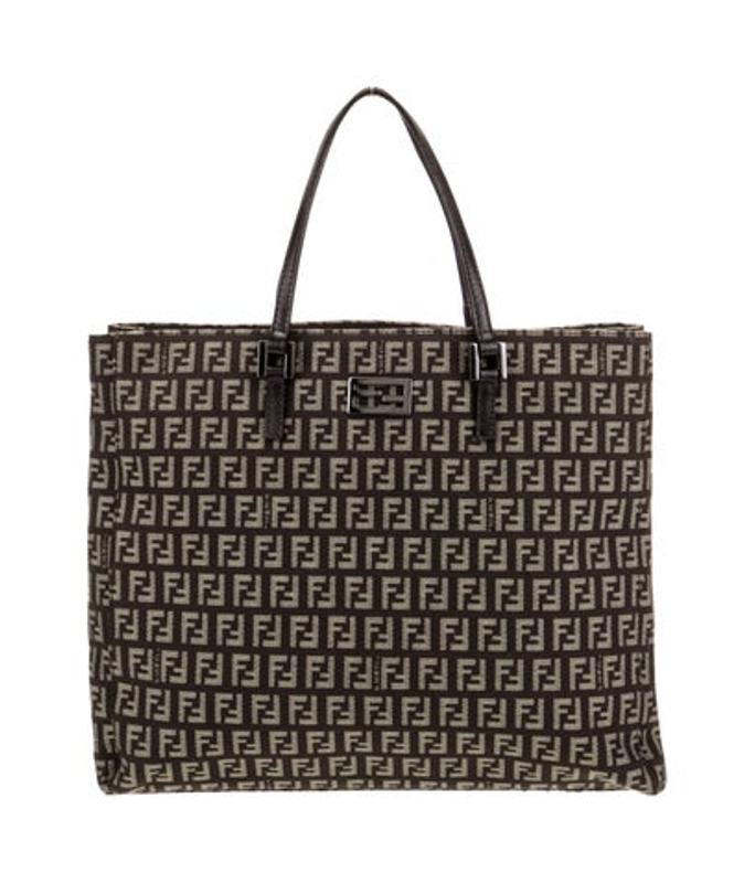 Fendi Zucca Ff Top Handle Bag