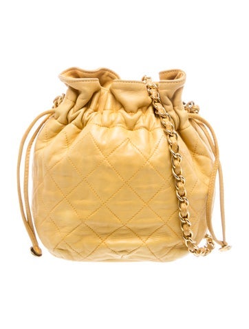 Vintage Quilted Bucket