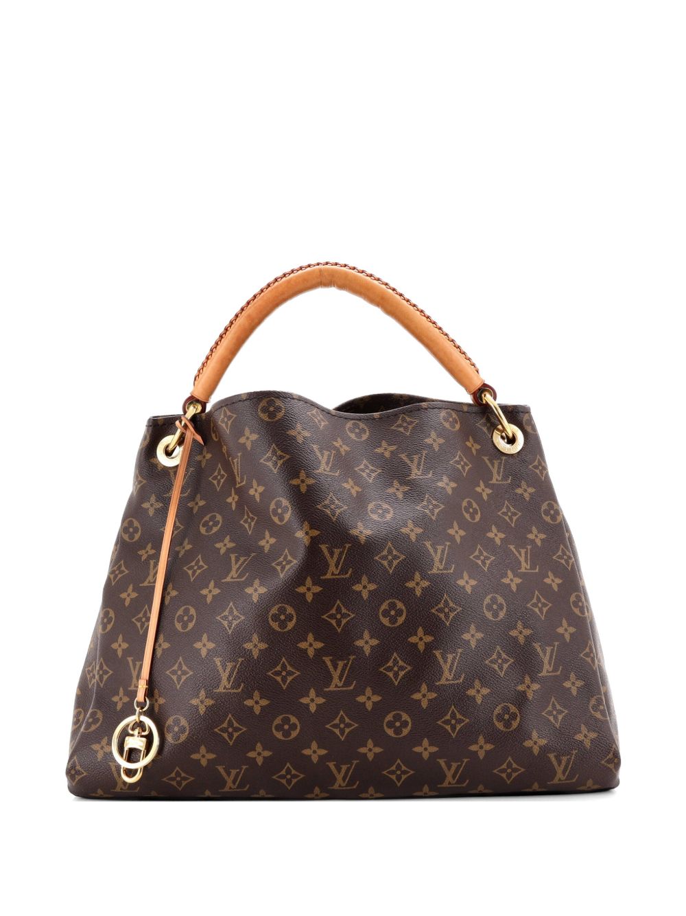 Artsy Handbag Monogram Canvas MM hobo bag