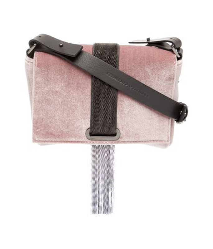 Brunello Cucinelli Cucinelli Velvet Crossbody Bag