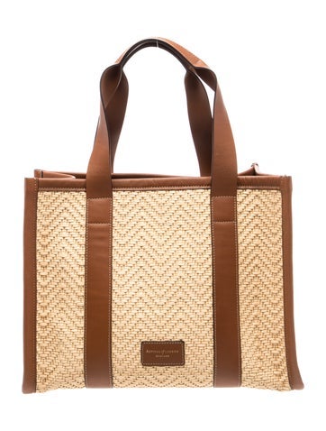Aspinal of London Raffia Tote