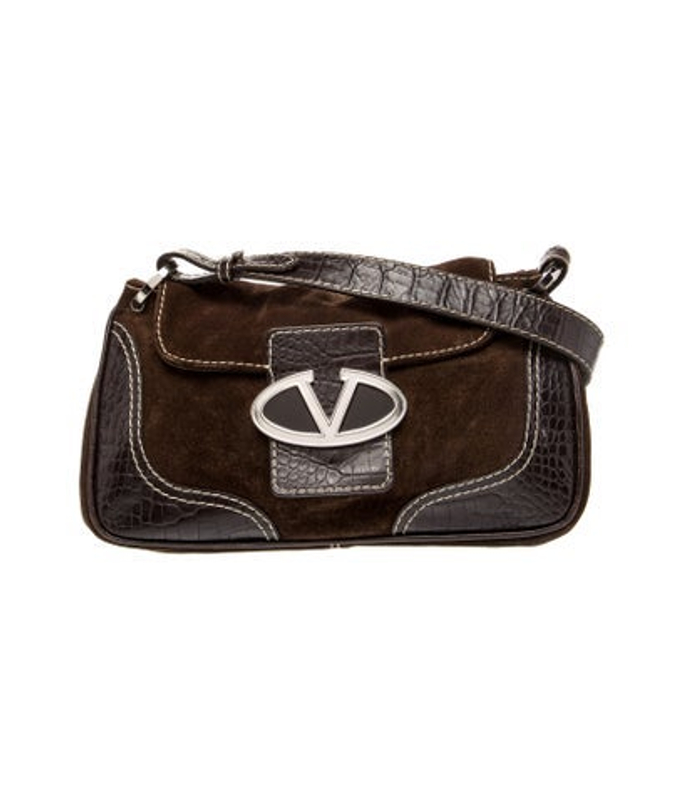 Valentino Suede Shoulder Bag