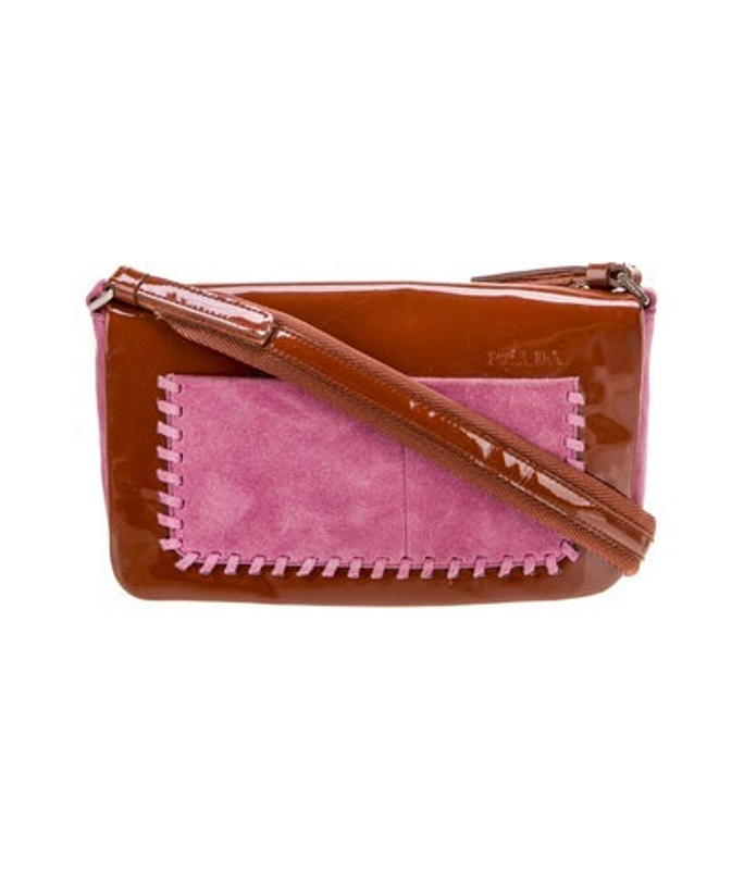 Prada Scamosciato Suede Shoulder Bag