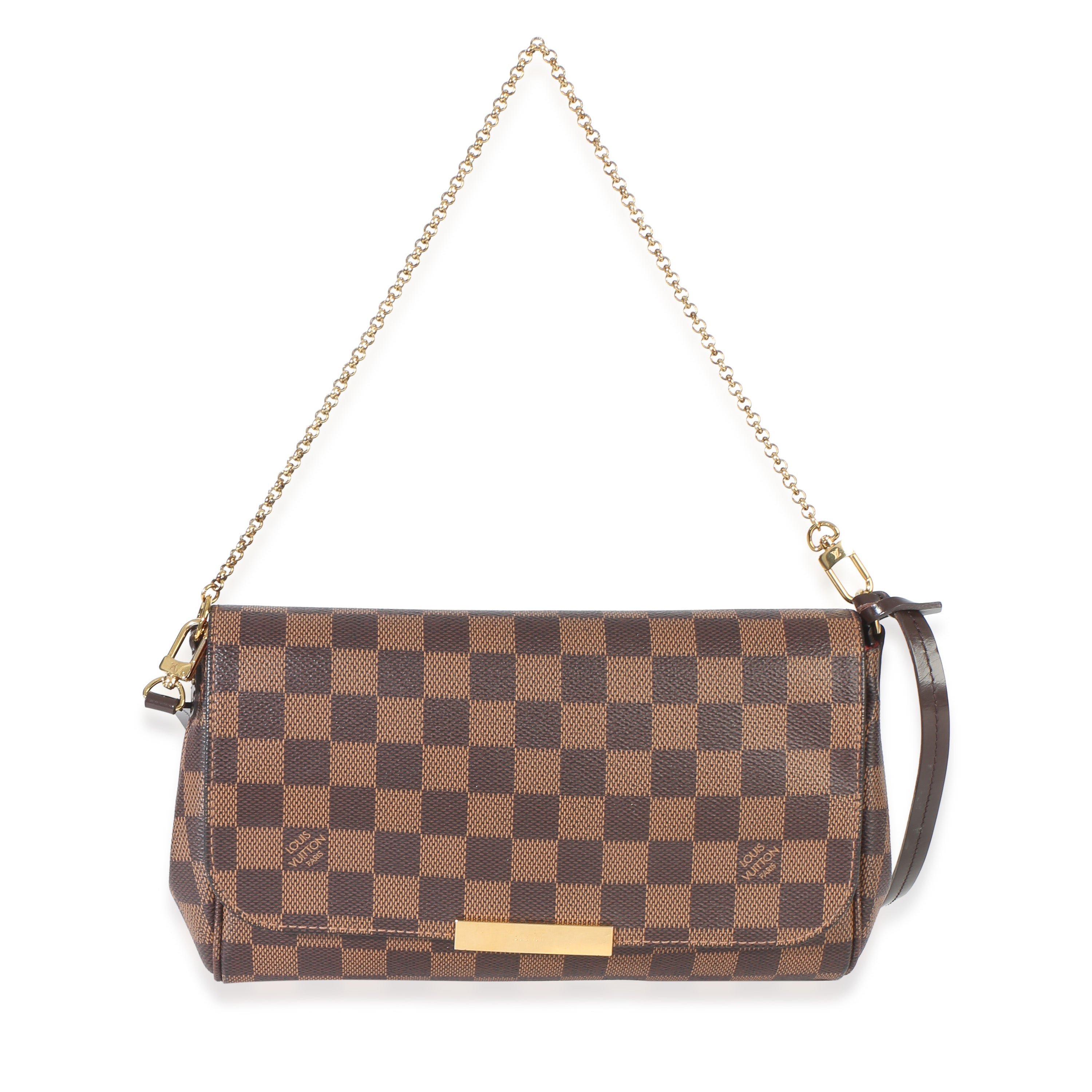 Damier Ebene Canvas Favorite MM