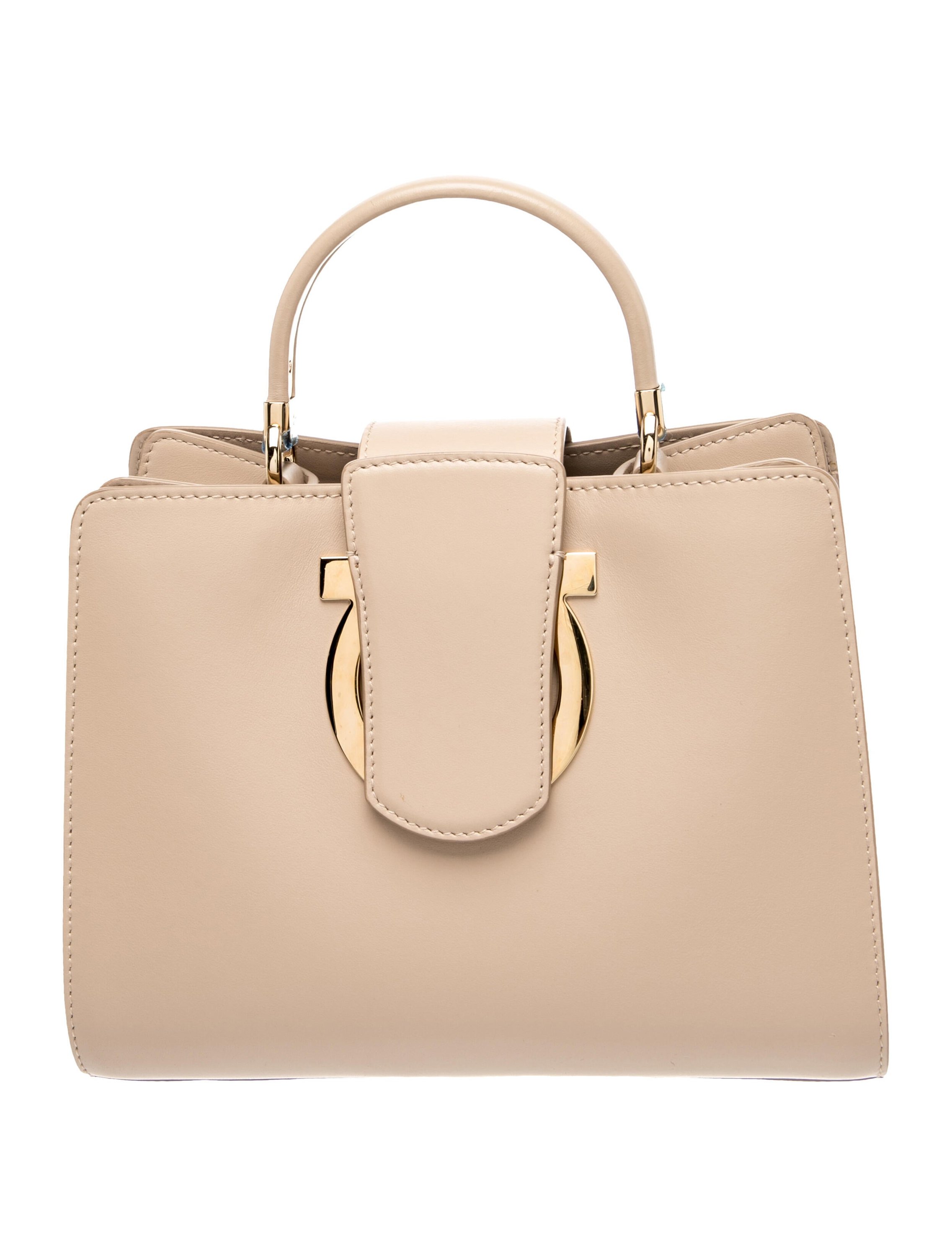 Ferragamo Leather Top Handle Bag