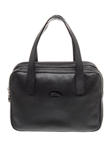 Longchamp Leather Top Handle Bag