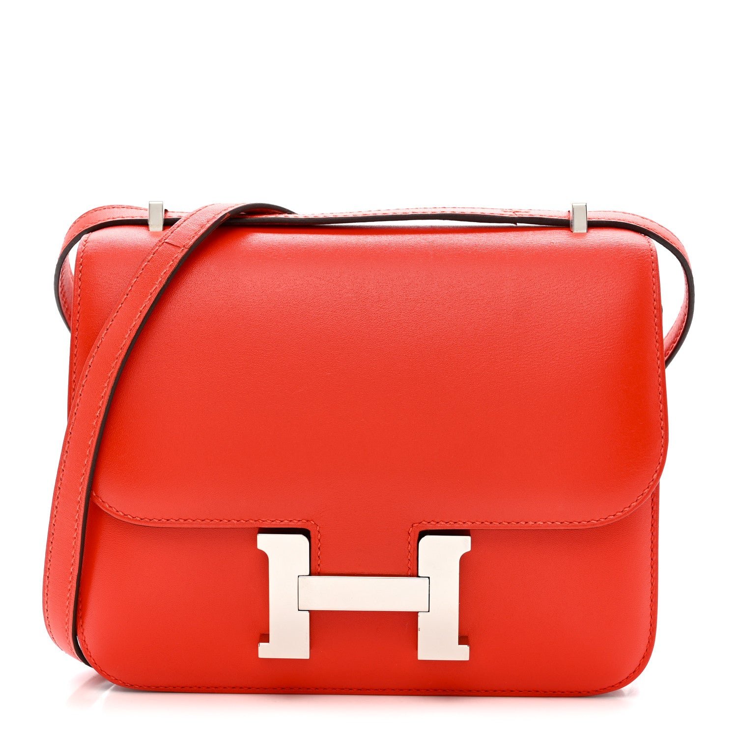 Hermes Tadelakt Constance 18 Capucine