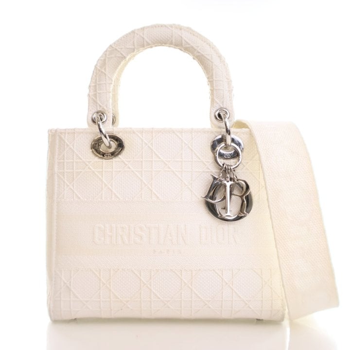 Dior Medium Cannage Canvas D-Lite