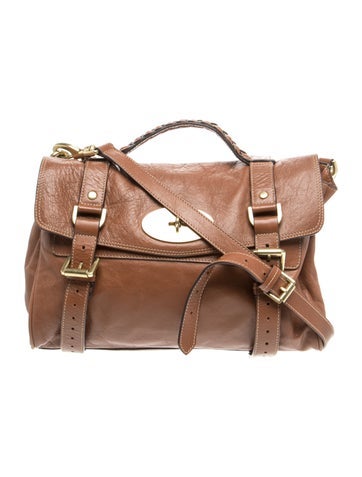 Leather Top Handle Bag