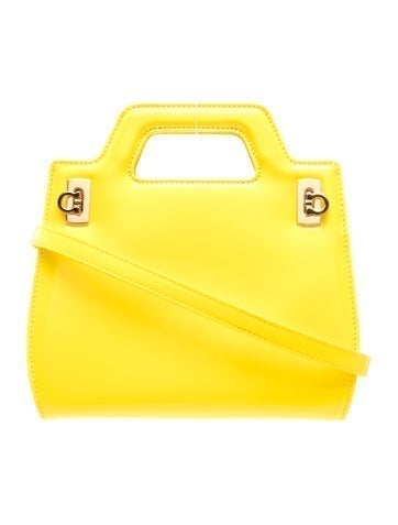 Ferragamo Leather Top Handle Bag