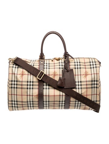 Burberry Haymarket Check Weekender Bag