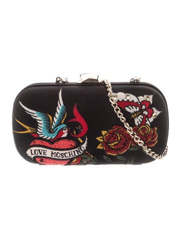 Moschino Satin Minaudière