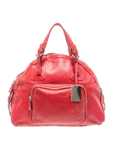 Leather Top Handle Bag
