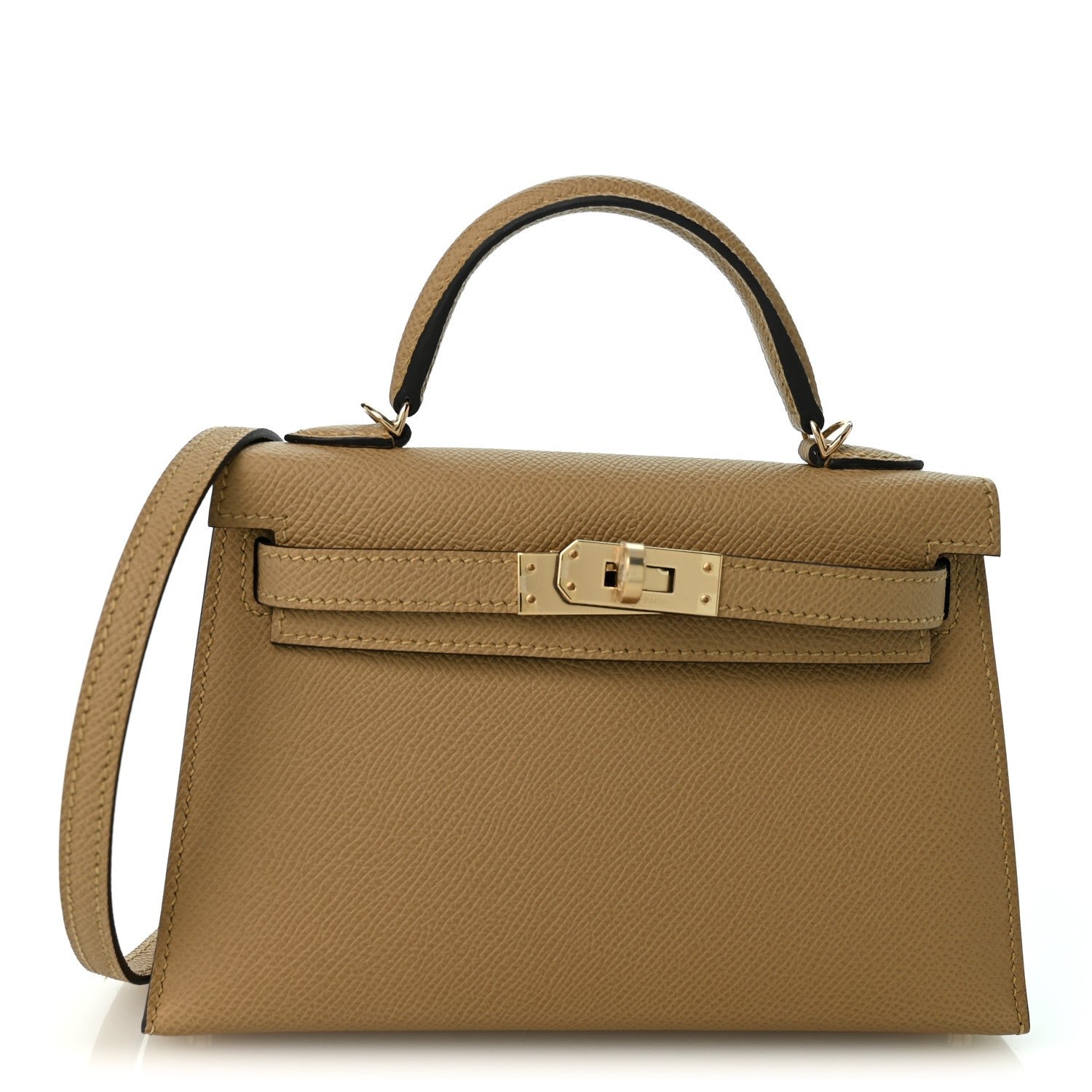 Hermes Epsom Mini Kelly Sellier 20 Poussiere