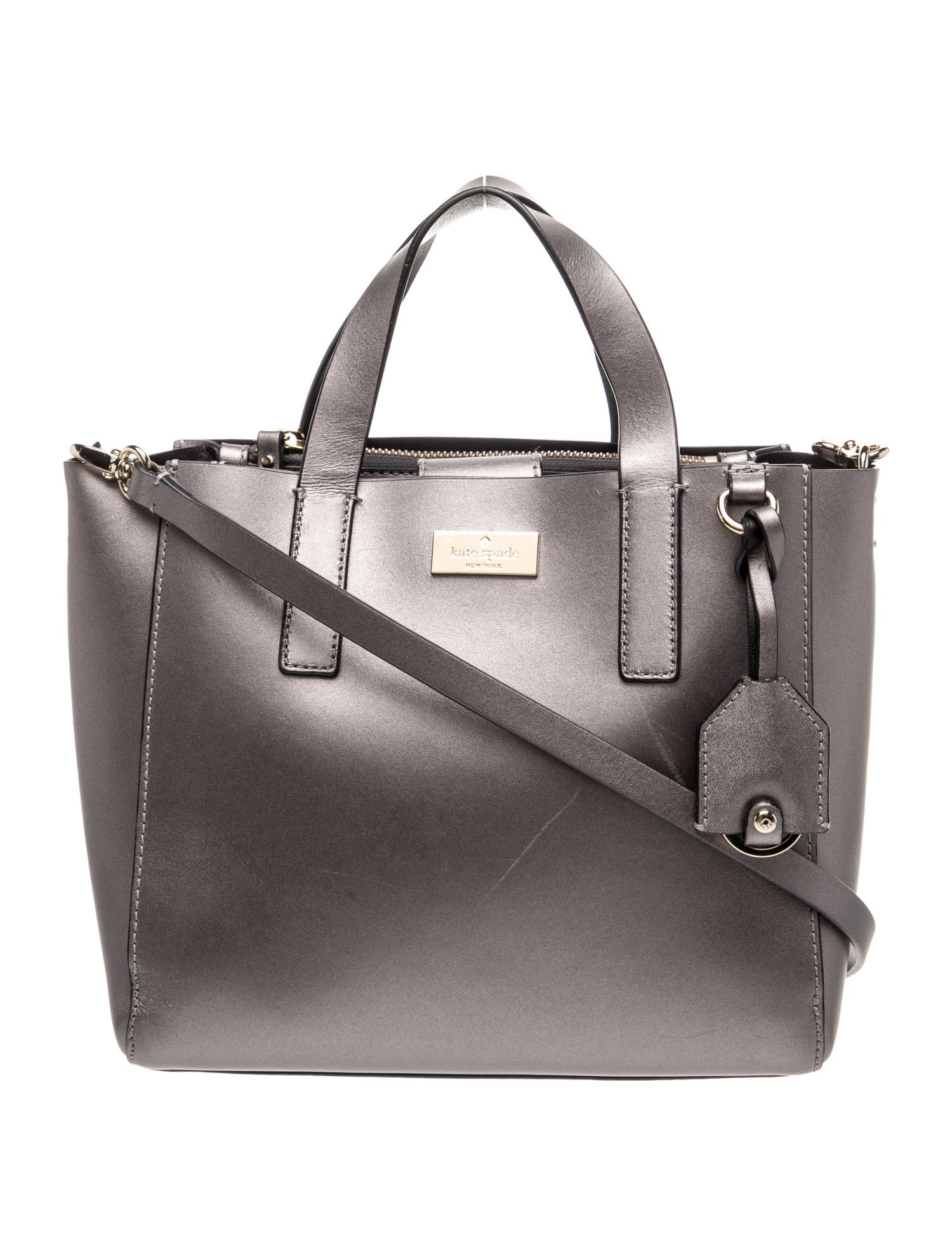 Leather Top Handle Bag