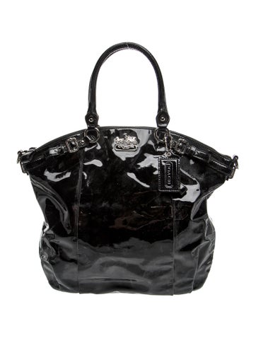 Patent Leather Top Handle Bag