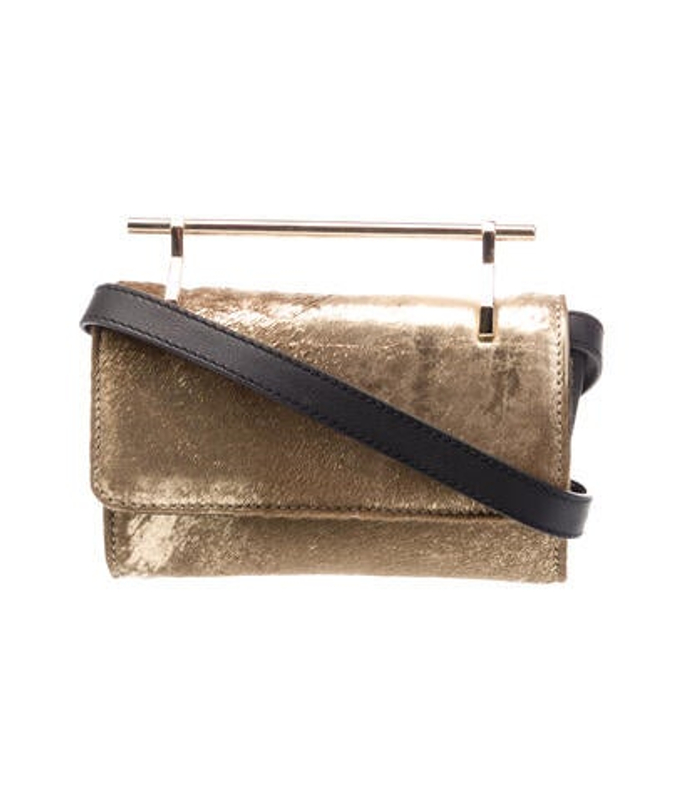 M2Malletier Leather Shoulder Bag