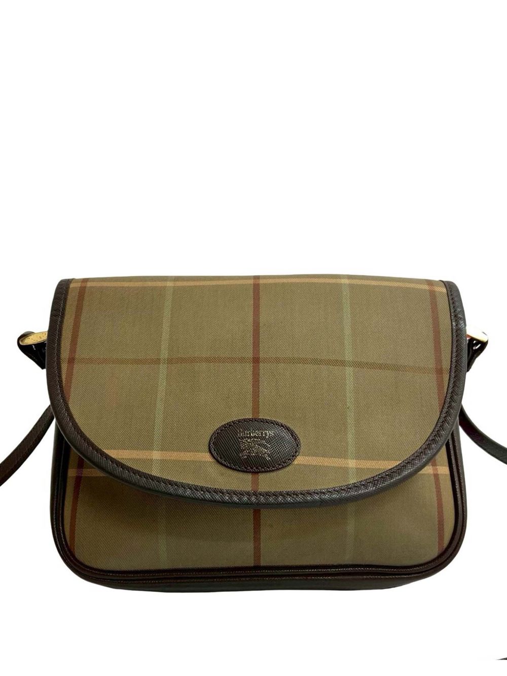20th Century Vintage Check Canvas crossbody bag