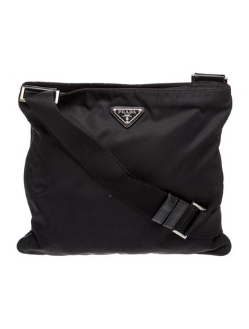 Prada Vela Nylon Messenger Bag