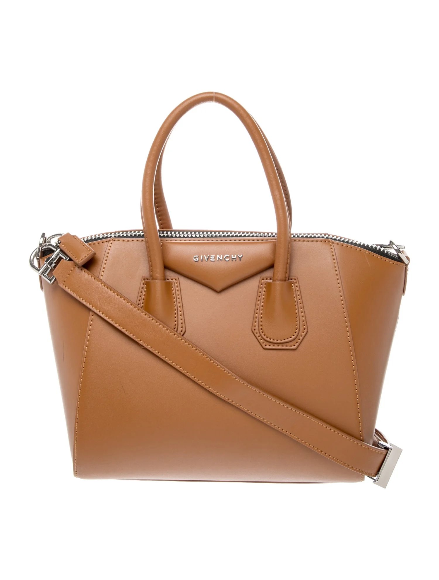 Leather Top Handle Bag