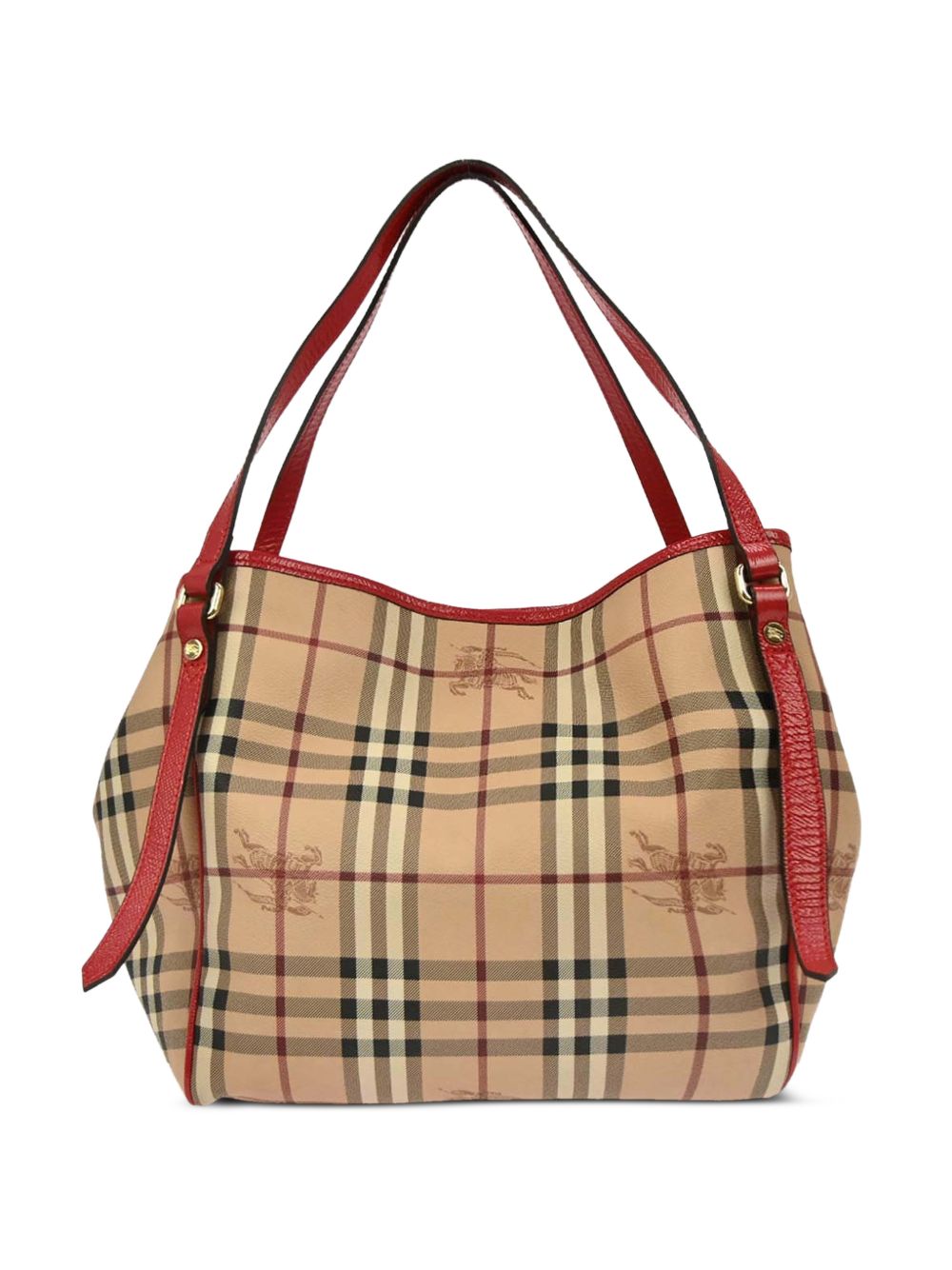 1990s check tote bag