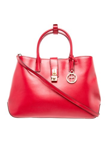 Leather Top Handle Bag