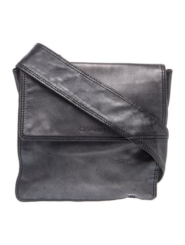 Logo Flap Messenger Bag