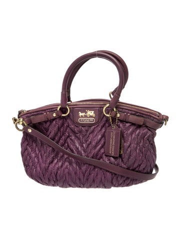 Leather Top Handle Bag