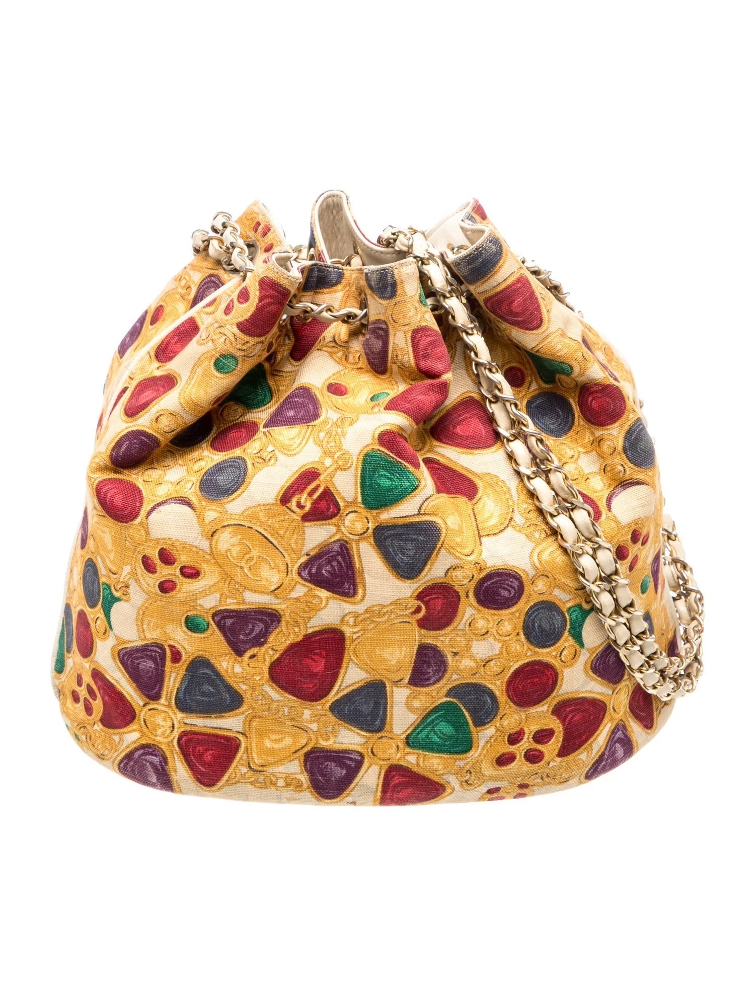 Gripoix Bucket Bag w/ Pouch
